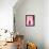 Minimalist Flowers in Pink IV-Goldberger & Archie-Framed Stretched Canvas displayed on a wall