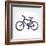 Minimalistic Bicycle Icon-pashabo-Framed Art Print