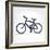 Minimalistic Bicycle Icon-pashabo-Framed Art Print