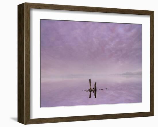 Minimalistic Dawn-Adrian Campfield-Framed Photographic Print