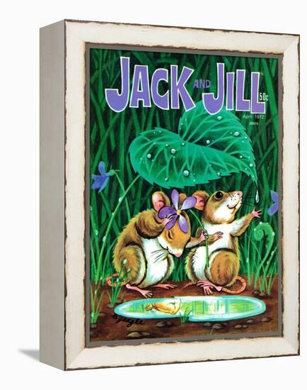 Minimumbrella - Jack and Jill, April 1972-Barbara Yeagle-Framed Premier Image Canvas