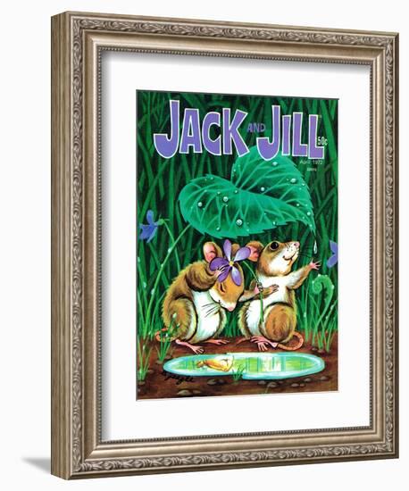 Minimumbrella - Jack and Jill, April 1972-Barbara Yeagle-Framed Giclee Print