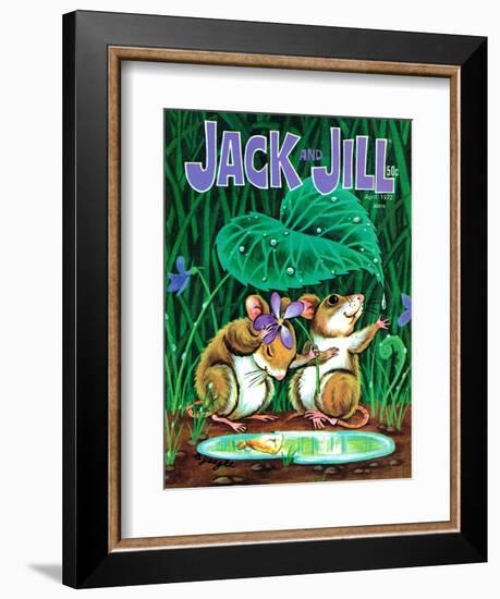 Minimumbrella - Jack and Jill, April 1972-Barbara Yeagle-Framed Giclee Print