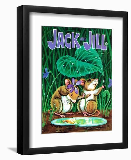 Minimumbrella - Jack and Jill, April 1972-Barbara Yeagle-Framed Giclee Print