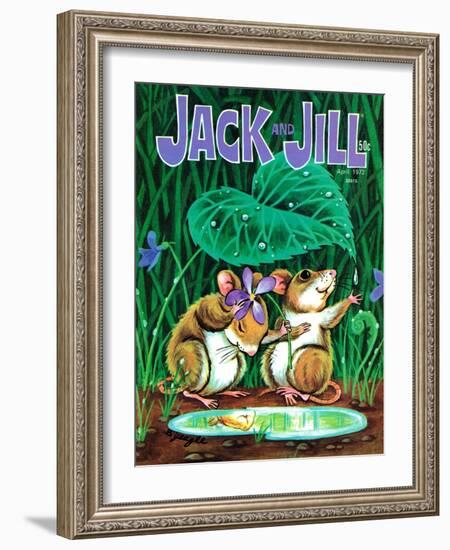 Minimumbrella - Jack and Jill, April 1972-Barbara Yeagle-Framed Giclee Print