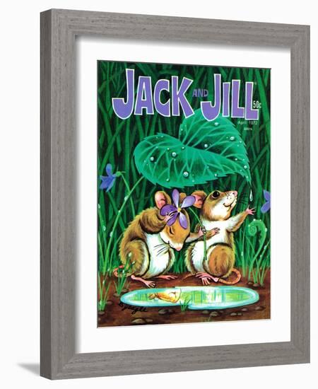 Minimumbrella - Jack and Jill, April 1972-Barbara Yeagle-Framed Giclee Print