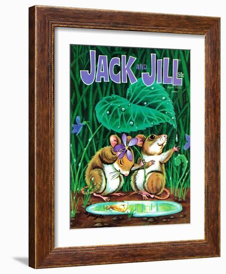 Minimumbrella - Jack and Jill, April 1972-Barbara Yeagle-Framed Giclee Print