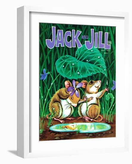 Minimumbrella - Jack and Jill, April 1972-Barbara Yeagle-Framed Giclee Print