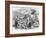 Mining Life in California: Chinese Miners, Pub. 1857-null-Framed Giclee Print