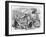 Mining Life in California: Chinese Miners, Pub. 1857-null-Framed Giclee Print