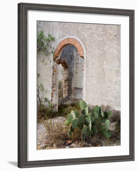 Mining Ruins of Cinco Senores, Mineral de Pozos, Guanajuato, Mexico-Julie Eggers-Framed Photographic Print