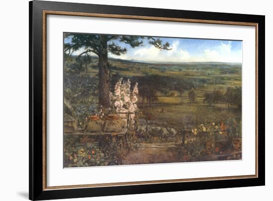 Minister's Garden-Cecil Gordon Lawson-Framed Art Print