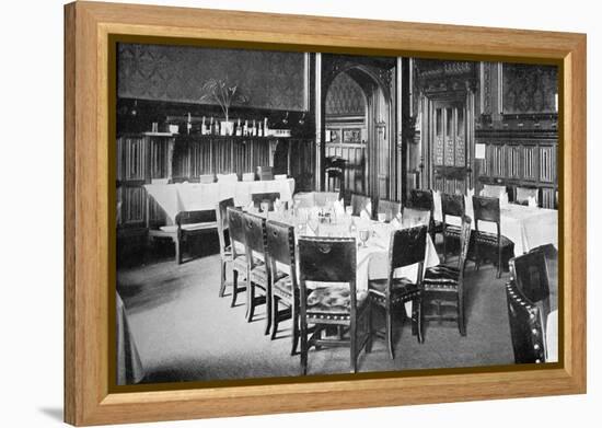 Ministers' Table, House of Commons Dining Room, Palace of Westminster, London, C1905-null-Framed Premier Image Canvas