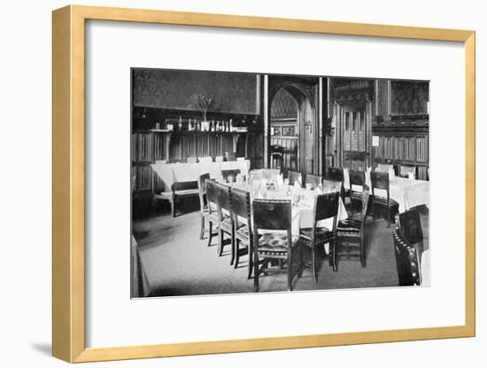 Ministers' Table, House of Commons Dining Room, Palace of Westminster, London, C1905-null-Framed Giclee Print