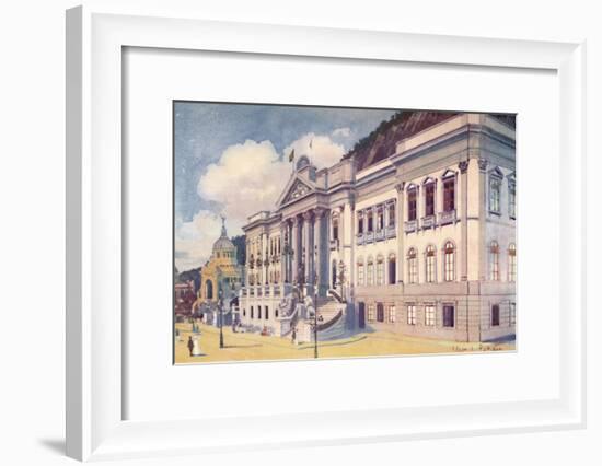 'Ministry of Agriculture, Industry and Commerce, Praia Vermelha', 1914-Edgar L Pattison-Framed Giclee Print