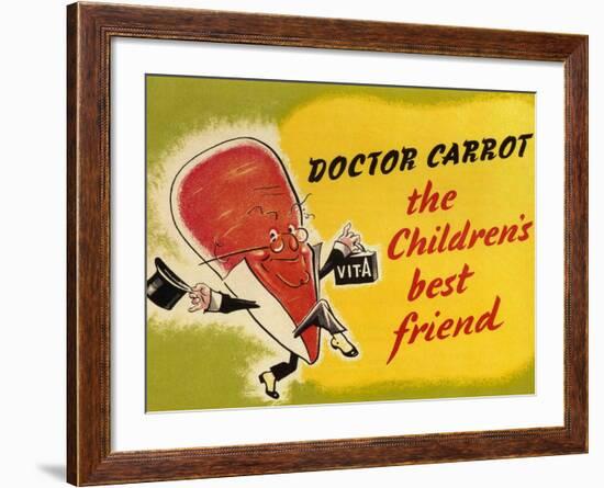 Ministry of Food Poster, c.1940-English School-Framed Giclee Print