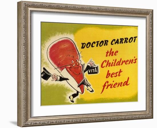 Ministry of Food Poster, c.1940-English School-Framed Giclee Print