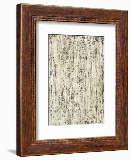 Mink Brocade I-Mali Nave-Framed Art Print