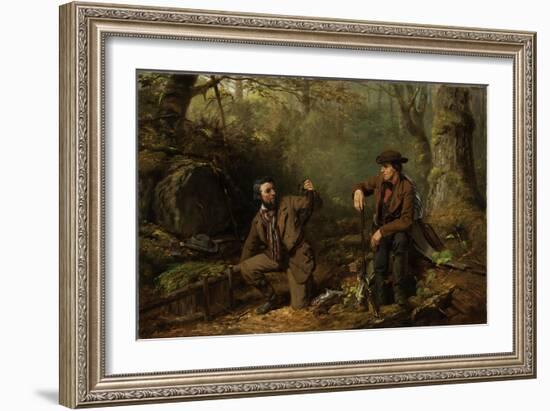 Mink Trapping Prime, 1862-Arthur Fitzwilliam Tait-Framed Giclee Print