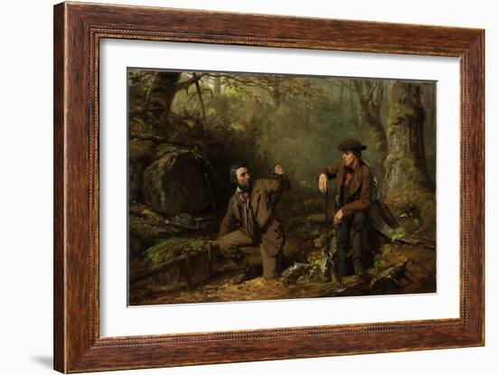 Mink Trapping Prime, 1862-Arthur Fitzwilliam Tait-Framed Giclee Print