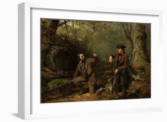 Mink Trapping Prime, 1862-Arthur Fitzwilliam Tait-Framed Giclee Print