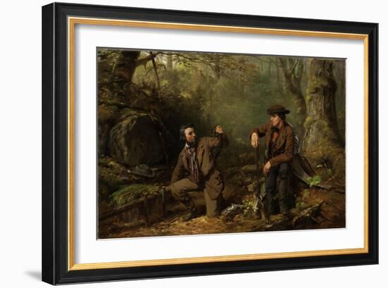 Mink Trapping Prime, 1862-Arthur Fitzwilliam Tait-Framed Giclee Print