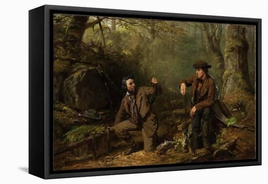 Mink Trapping Prime, 1862-Arthur Fitzwilliam Tait-Framed Premier Image Canvas