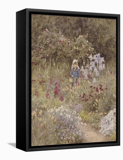 Minna, Illustration to 'Happy England' by Marcus Huish, Pub. by a and C Black, 1904-Helen Allingham-Framed Premier Image Canvas