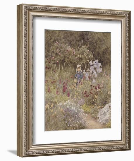 Minna, Illustration to 'Happy England' by Marcus Huish, Pub. by a and C Black, 1904-Helen Allingham-Framed Giclee Print