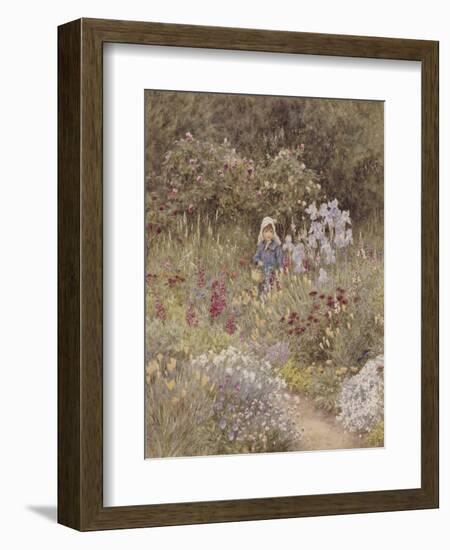 Minna, Illustration to 'Happy England' by Marcus Huish, Pub. by a and C Black, 1904-Helen Allingham-Framed Giclee Print