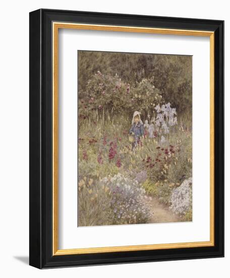 Minna, Illustration to 'Happy England' by Marcus Huish, Pub. by a and C Black, 1904-Helen Allingham-Framed Giclee Print