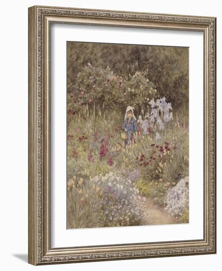 Minna, Illustration to 'Happy England' by Marcus Huish, Pub. by a and C Black, 1904-Helen Allingham-Framed Giclee Print