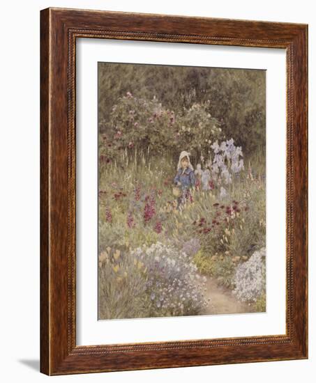 Minna, Illustration to 'Happy England' by Marcus Huish, Pub. by a and C Black, 1904-Helen Allingham-Framed Giclee Print