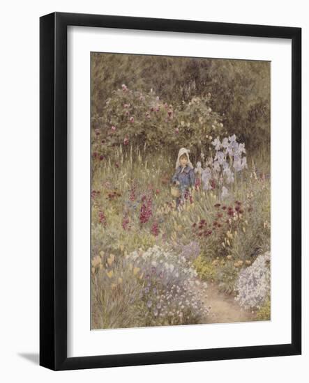 Minna, Illustration to 'Happy England' by Marcus Huish, Pub. by a and C Black, 1904-Helen Allingham-Framed Giclee Print