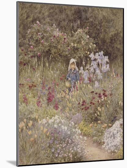 Minna, Illustration to 'Happy England' by Marcus Huish, Pub. by a and C Black, 1904-Helen Allingham-Mounted Giclee Print