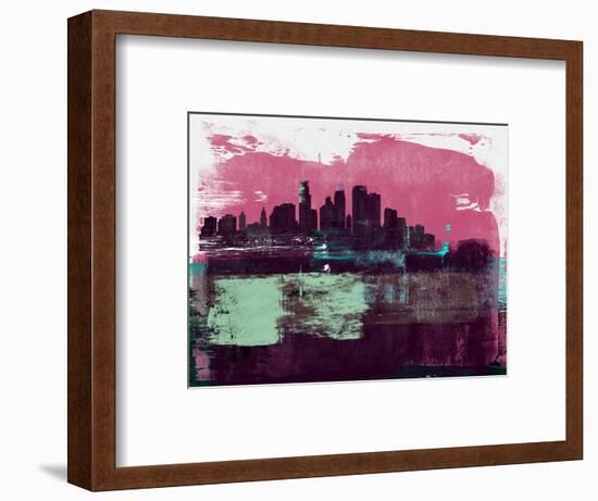 Minneapolis Abstract Skyline I-Emma Moore-Framed Art Print