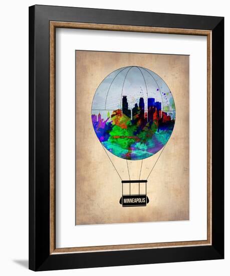 Minneapolis Air Balloon-NaxArt-Framed Art Print