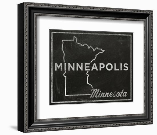 Minneapolis, Minnesota-John Golden-Framed Art Print