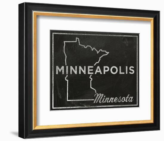 Minneapolis, Minnesota-John Golden-Framed Art Print