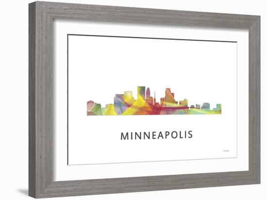 Minneapolis Minnesota-Marlene Watson-Framed Giclee Print