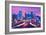 Minneapolis Skyline at Night in Minnesota-Markus Bleichner-Framed Art Print