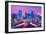 Minneapolis Skyline at Night in Minnesota-Markus Bleichner-Framed Art Print