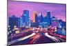 Minneapolis Skyline at Night in Minnesota-Markus Bleichner-Mounted Art Print