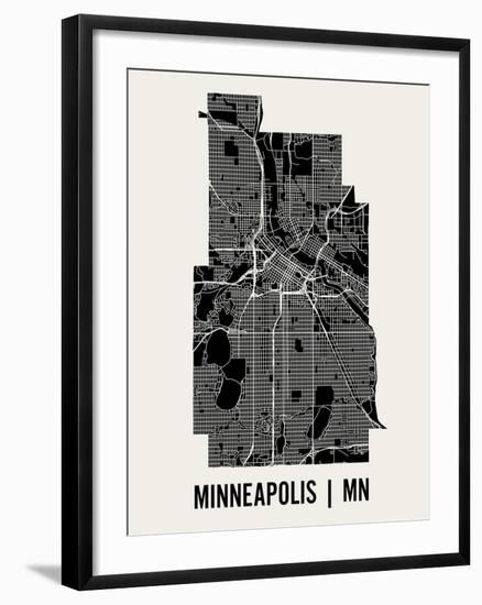 Minneapolis-Mr City Printing-Framed Art Print