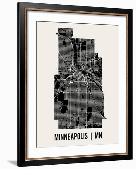 Minneapolis-Mr City Printing-Framed Art Print