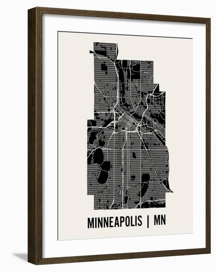 Minneapolis-Mr City Printing-Framed Art Print