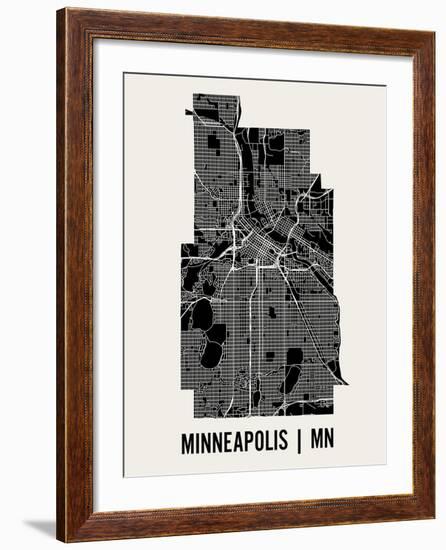 Minneapolis-Mr City Printing-Framed Art Print