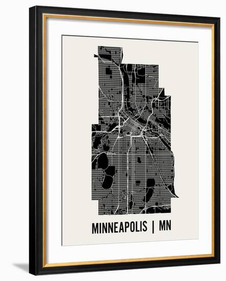 Minneapolis-Mr City Printing-Framed Art Print