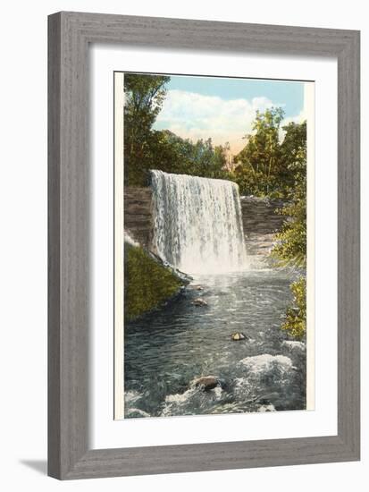 Minnehaha Falls, Minneapolis, Minnesota-null-Framed Art Print