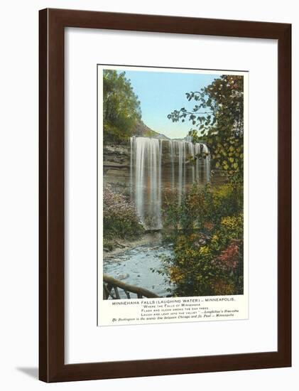 Minnehaha Falls, Minneapolis, Minnesota-null-Framed Art Print